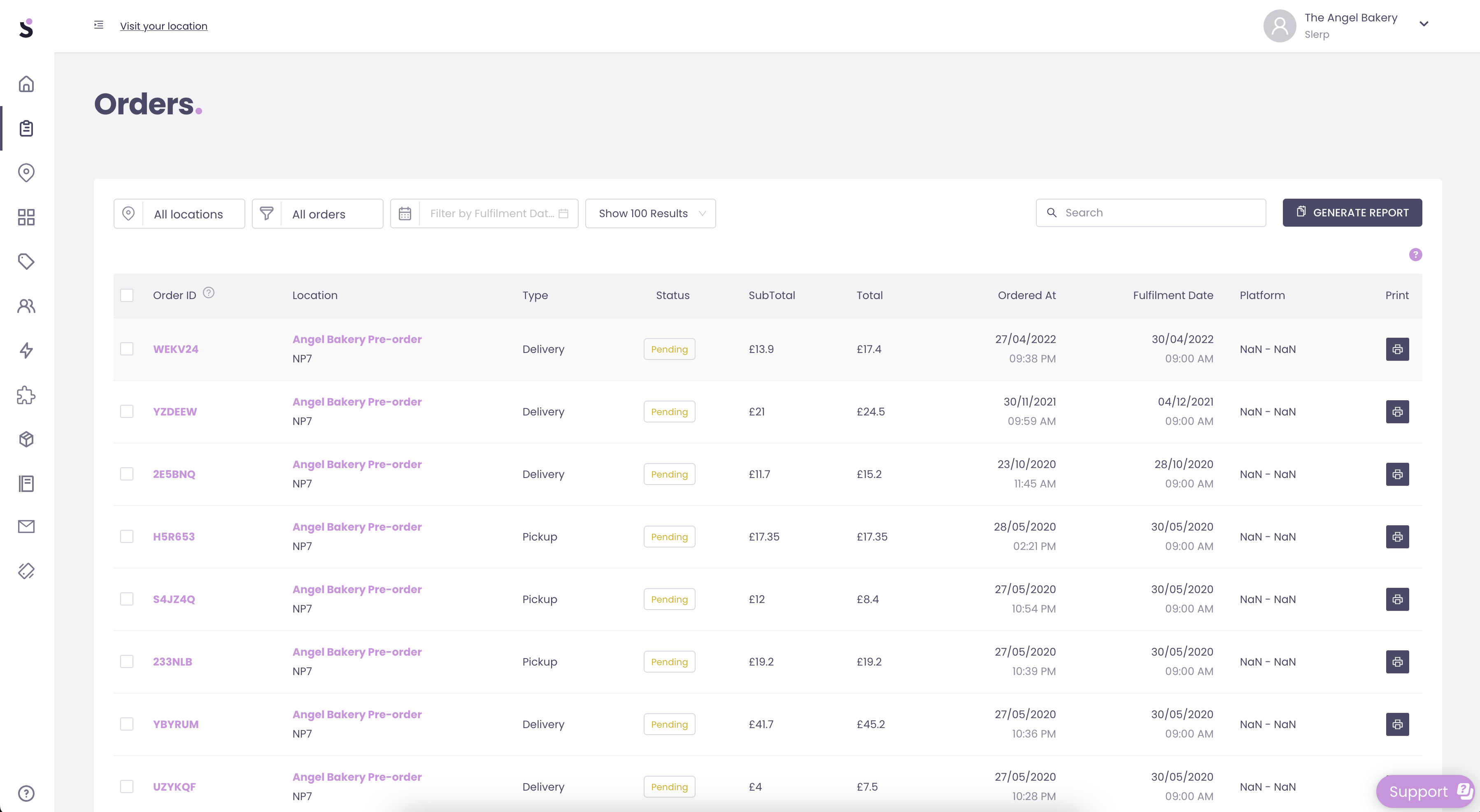 Slerp Hospitality Platform
